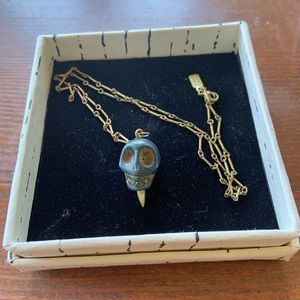 Pamela Love Sugar Skull and Spike necklace